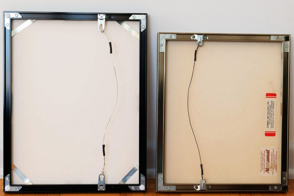 Typical metal frames and their appropriate hardware Typical metal frames and their appropriate hardware