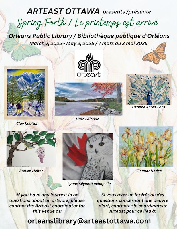 Orleans Exhibition - March 2025 - 1 Orleans Exhibition Poster, March, 2025