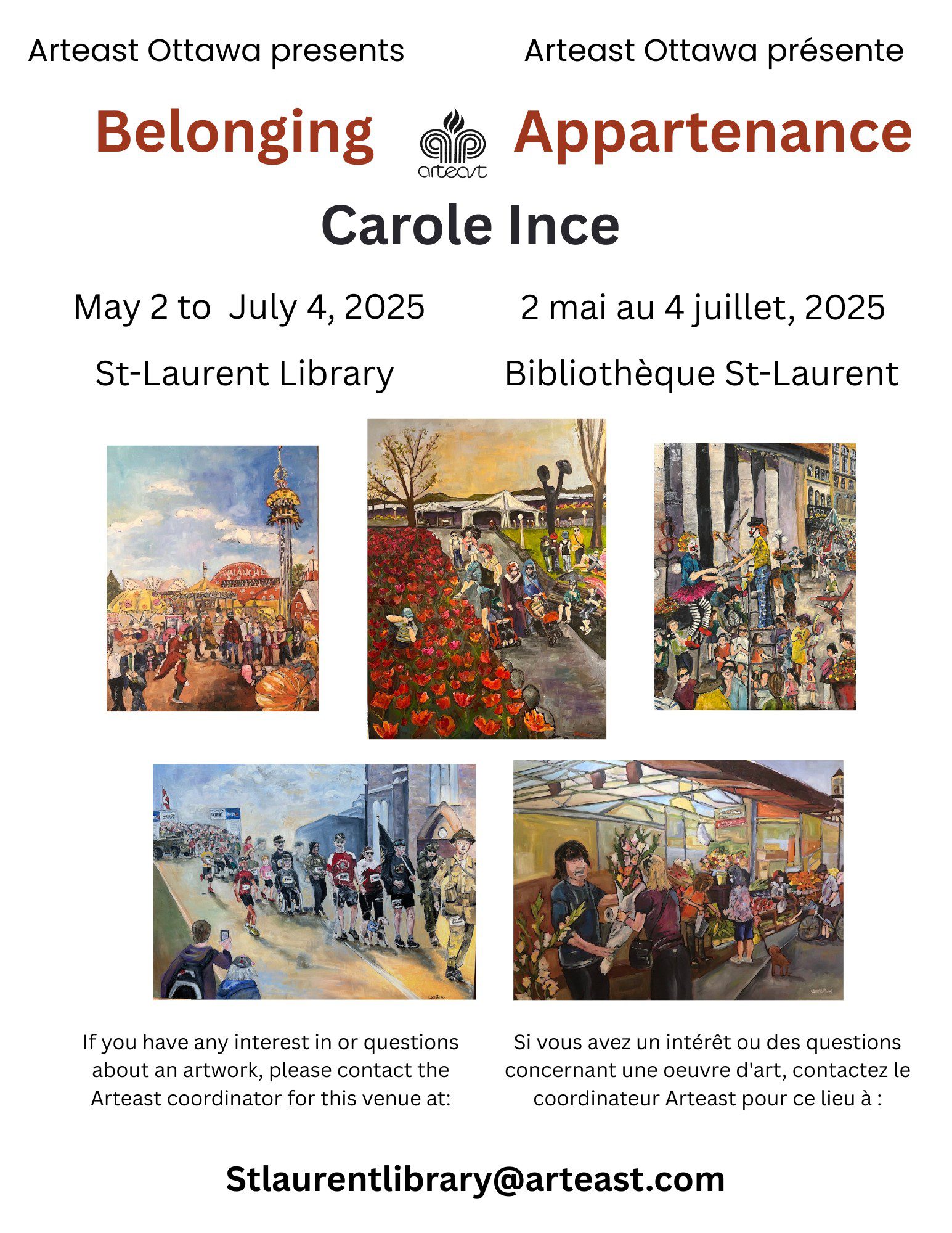 St Laurent Library May 2025.poster